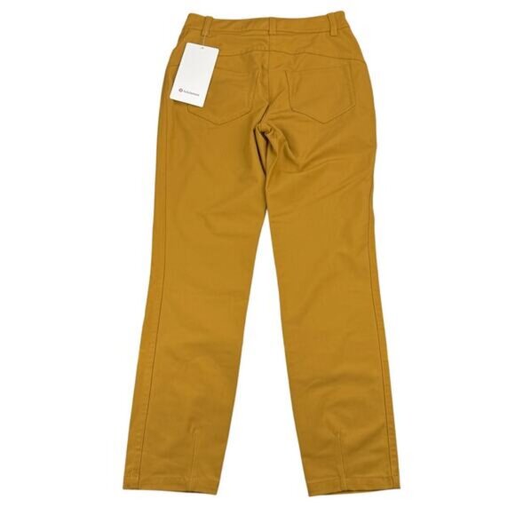 NWT LULULEMON City Sleek 5 Pocket 7/8 Pant Size 2 Spiced Bronze - Picture 8 of 9